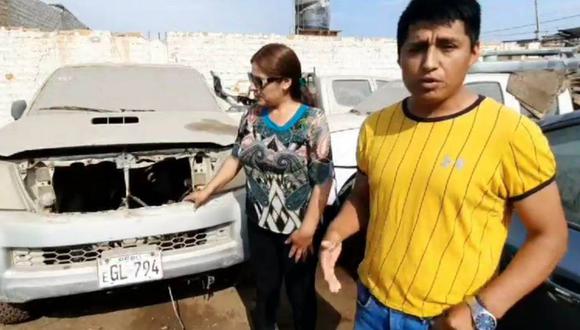 Flamantes regidores de Cáceres del Perú denuncian que camionetas de la institución se encuentran deterioradas.