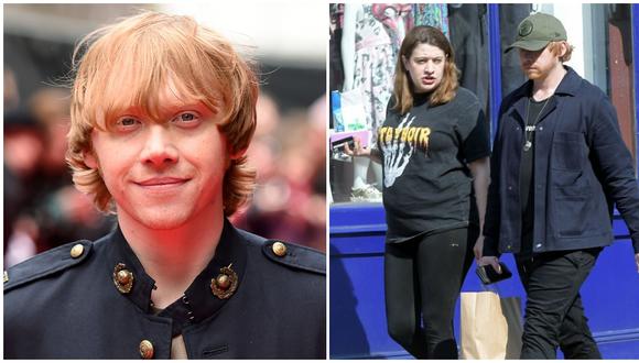 Rupert Grint y su novia esperan a su primer hijo. (Foto: AFP)
