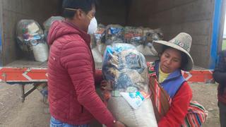 Cusco: Donan cerca de 6 mil paquetes de víveres para familias vulnerables por COVID-19