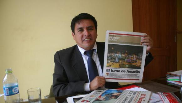 Alcalde de Amarilis: "Horacio Cánepa es un buen profesional"