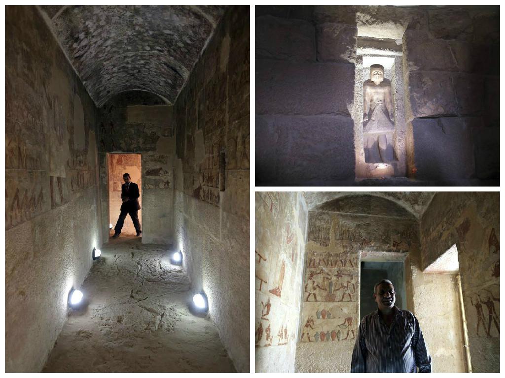 Egipto reabre las tumbas del sacerdote de Keops y de su hijo