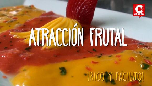 ​Rico y facilito: Atracción frutal, aprende esta receta de tiradito con frutas (VIDEO)