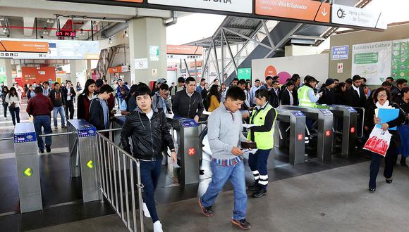 Metro de Lima cerrará servicio en estaciones Santa Rosa y Bayóvar