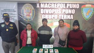 Puno: tres detenidos por receptación de celulares