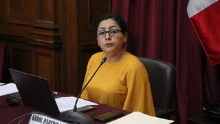 Karol Paredes, presidenta de la Comisión de Ética: “José Arriola debería ponerse a un costado”