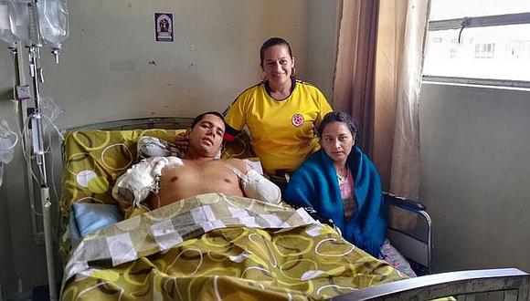 Accidente: colombianos que perdieron sus brazos y una hija claman ayuda