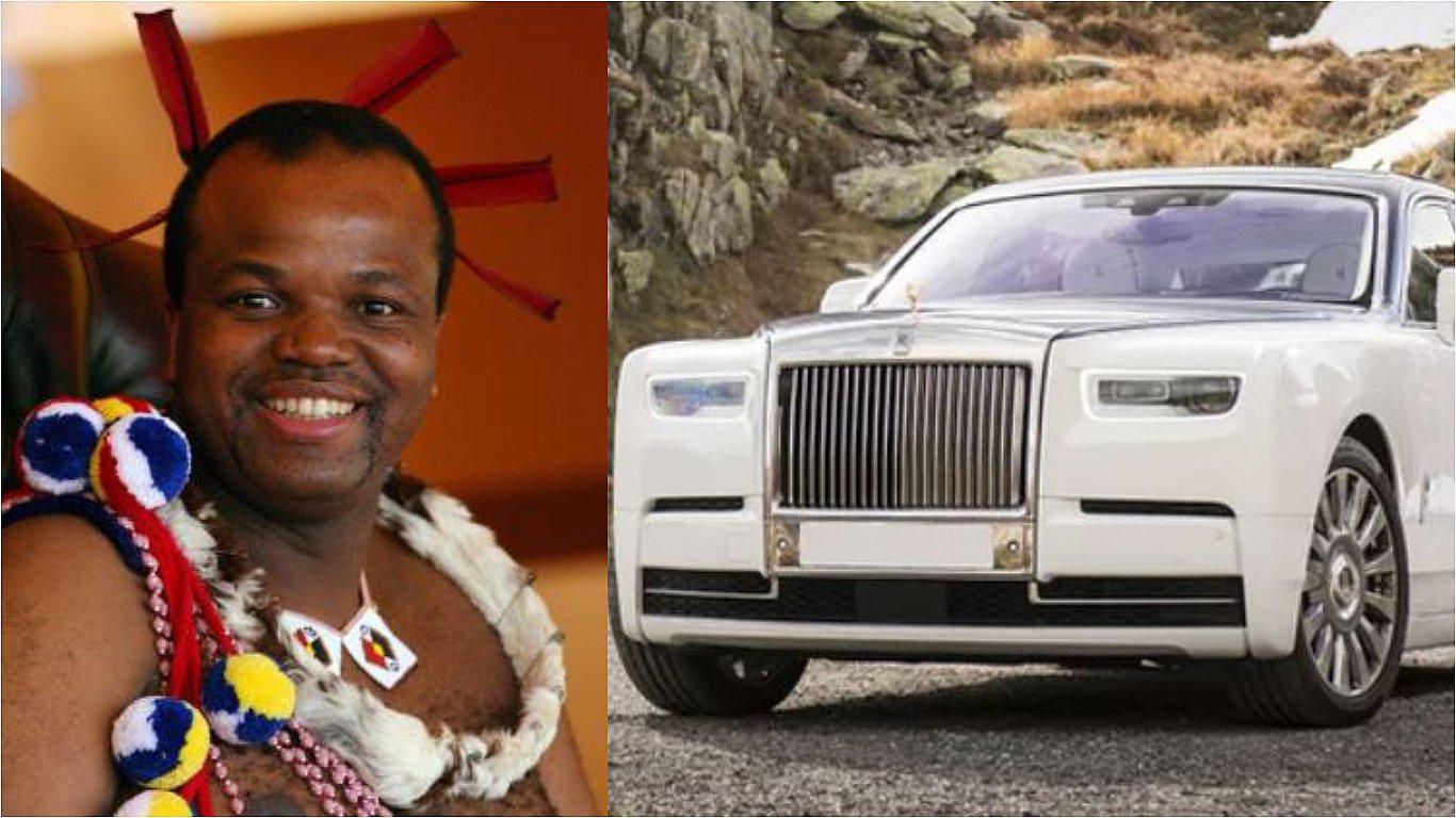 Rey de Suazilandia causa indignación por comprar lujosos autos para sus 14 esposas 