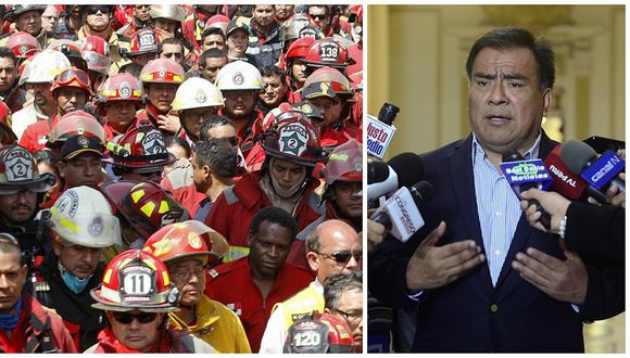 Velásquez Quesquén: "Sería muy bueno pensar en una remuneración para los bomberos"