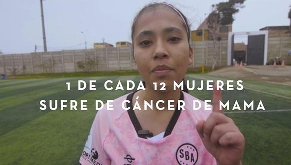 Sport Boys apoya a campaña contra el cáncer de mama. Foto: Captura de pantalla de Un Perú Sin Cáncer.