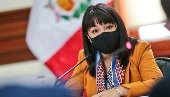 PrimerA ministra, Mirtha Vásquez, se mostró inconforme con la explicación del ministro Luis Barranzuela. (Foto: PCM)