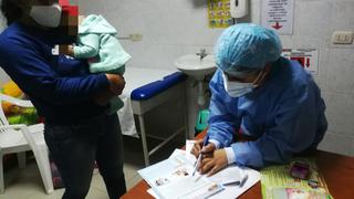 Vacunación en niños se duplicó por difteria y algunos no tenían vacunas completas en Chimbote