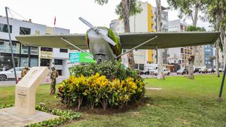 Inauguran plaza Aviación en San Borja para rendir homenaje a héroes nacionales