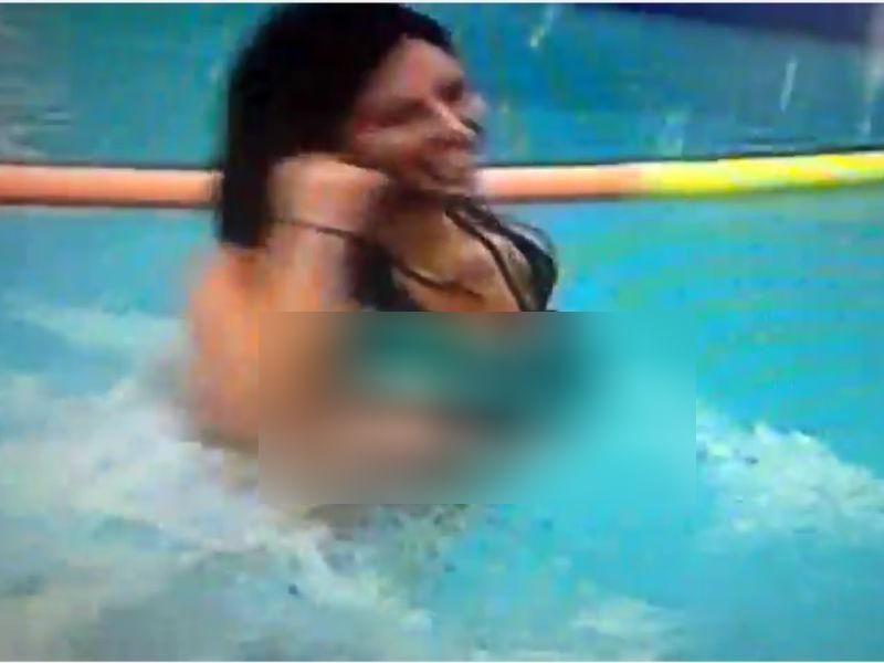 Verano Extremo: Claudia Ramírez pasó mal momento al mostrar sus pechos