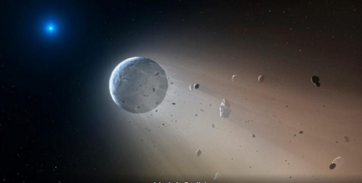 Planeta similar a la Tierra está siendo destruido por su estrella