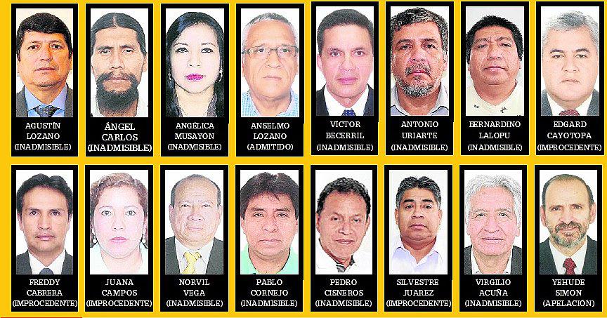 Solo uno de 16 candidatos al GRL figura como admitido 