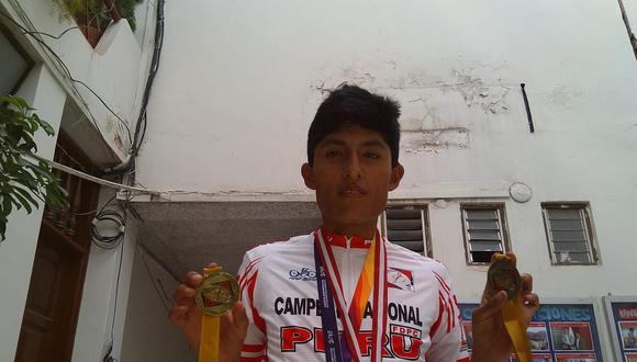 Álvaro Ayala, el ciclista ayacuchano que obtuvo el título nacional