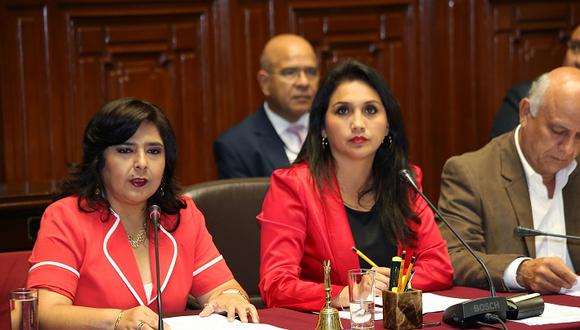 Ana Jara se presenta ante Comisión Permanente del Congreso