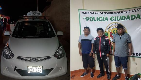 Lambayeque: Con GPS de vehículo robado se logra la captura de banda de "robataxista"