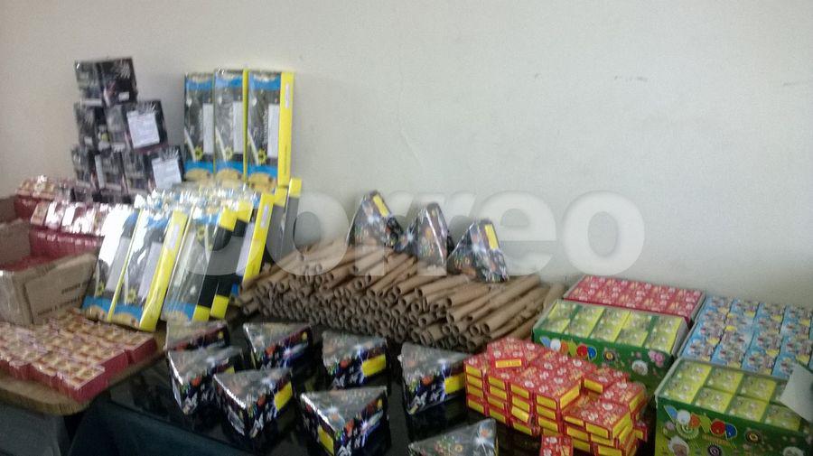 ​Bus trasladaba 30 kilogramos de pólvora en pirotécnicos