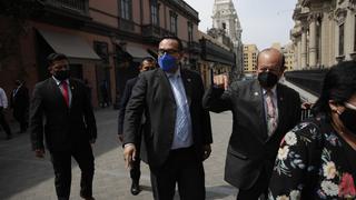 Bancada de Somos Perú sostuvo reunión con el premier Aníbal Torres