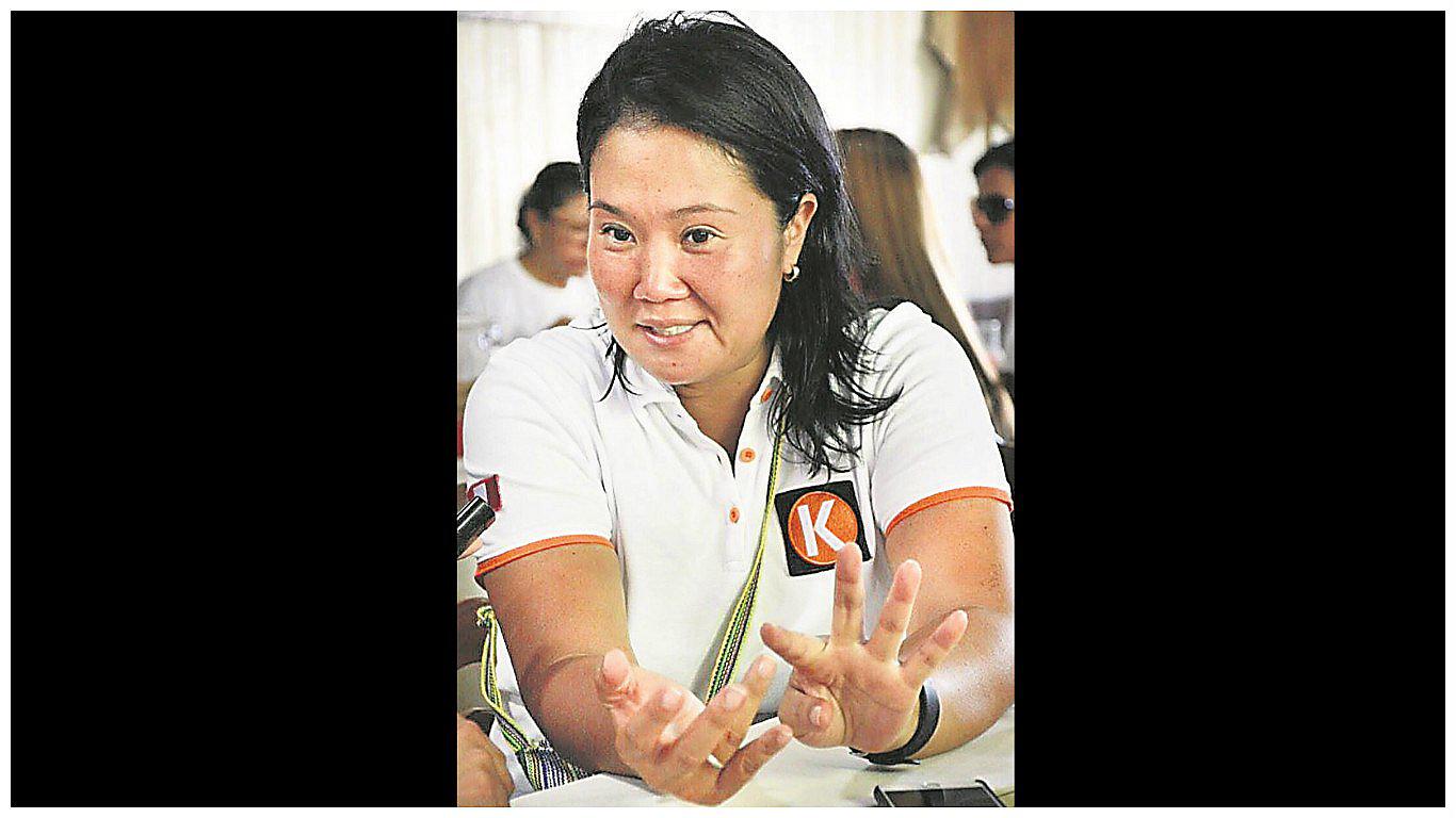 Keiko Fujimori: “Espero a De Soto para la segunda vuelta”