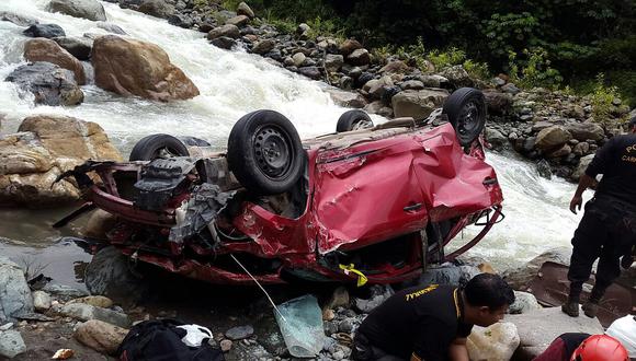 Cusco: Dos heridos y un desparecido tras despiste de automóvil   