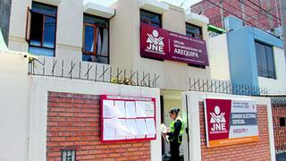JEE  de Arequipa declara improcedente a 21 listas distritales