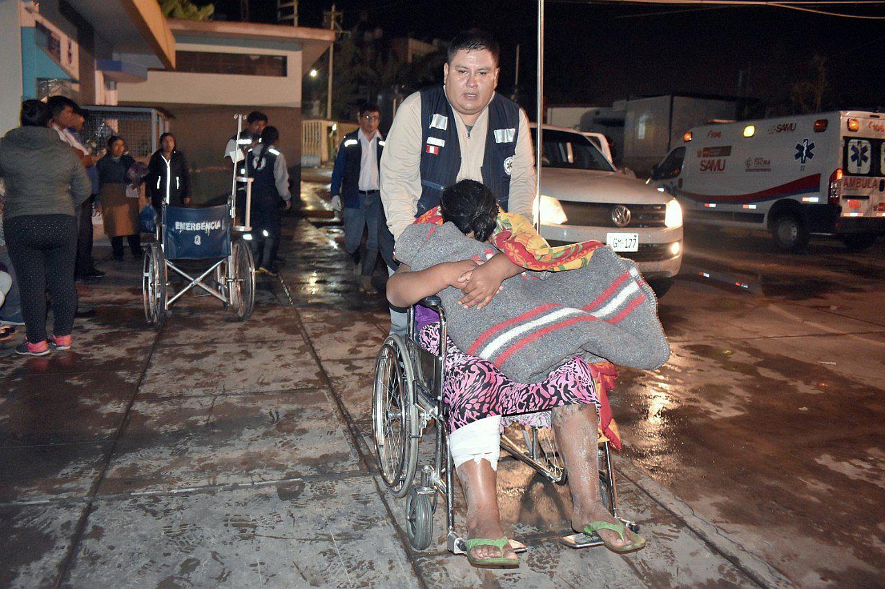 Un total de 21 personas resultaron heridas en el huaico