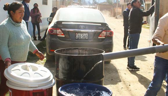 Escasez de agua por estiaje en Tayacaja.