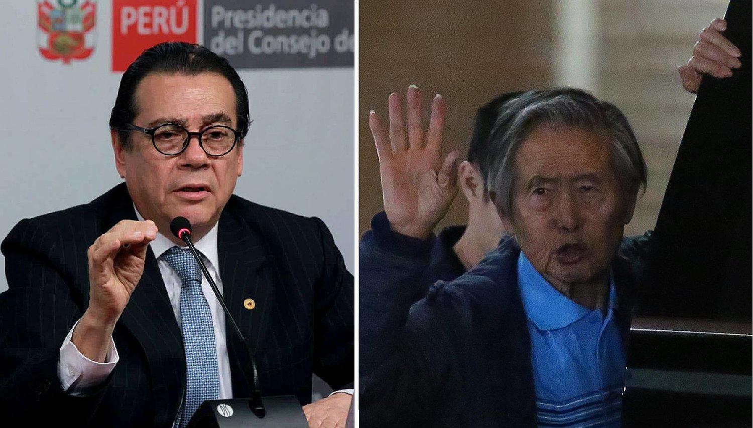 Ministro de Justicia a la Corte IDH: "No corresponde ordenar una revisión" del indulto a Alberto Fujimori 