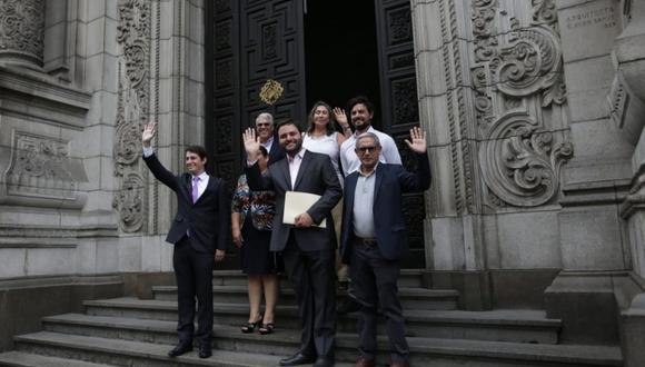 Presidente Martín Vizcarra se reúne con los virtuales congresistas del Partido Morado (Alessandro Currarino/GEC)