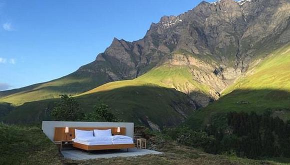 ​Conozca el hotel cero estrellas ubicado en los alpes suizos