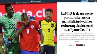 FIFA ratificó a Ecuador en Qatar 2022: el caso de Byron Castillo se cerró y así reaccionó la prensa en Chile y el mundo (FOTOS)