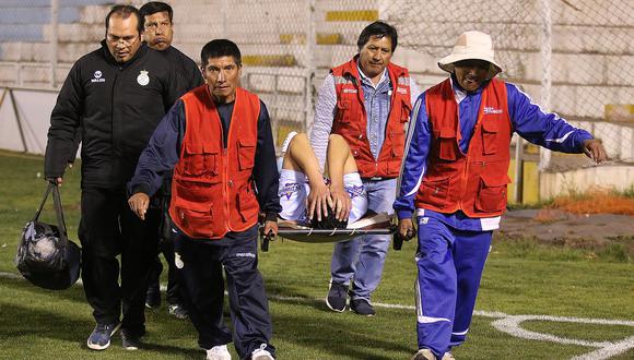 Real Garcilaso: Juan Diego Lojas sufre grave lesión en partido con Sport Huancayo