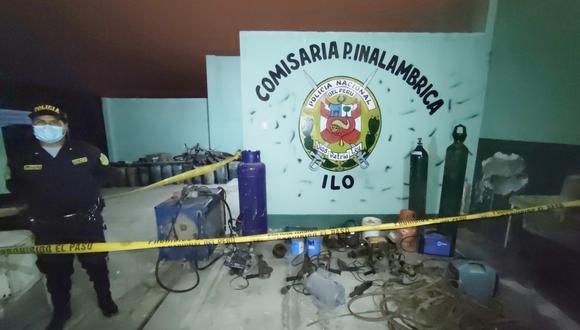 Policía de la comisaría Pampa Inalámbrica efectuó operativo para recuperar los bienes