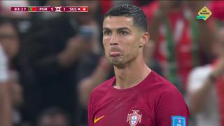 Cristiano Ronaldo no pudo festejar: así fue el gol que le anularon en Portugal vs. Suiza (VIDEO)