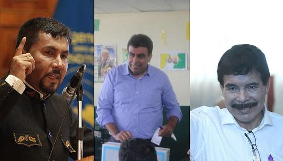 Tres candidatos pugnan por llegar a la segunda vuelta para el Gobierno Regional de Arequipa (FOTO)