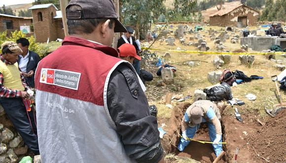 Encuentran y exhuman los restos óseos de seis pobladores desaparecidos