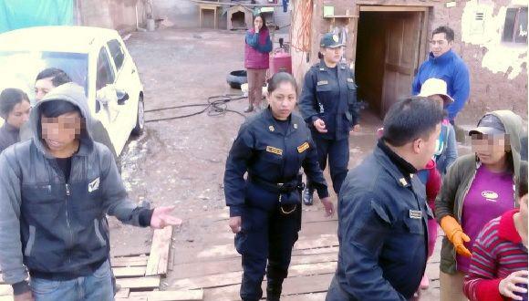 Cusco: Policía capta a menores que se dedicaban al lavados de autos