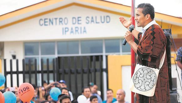 Ollanta Humala lanza vivas a su partido en Ucayali
