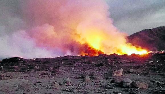 Denuncian quema de basura y contaminación ambiental en la zona alta de La Tinguiña