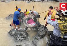Huancavelica: Río Mantaro devuelve auto que se hundió con tres pasajeros a bordo (FOTOS)