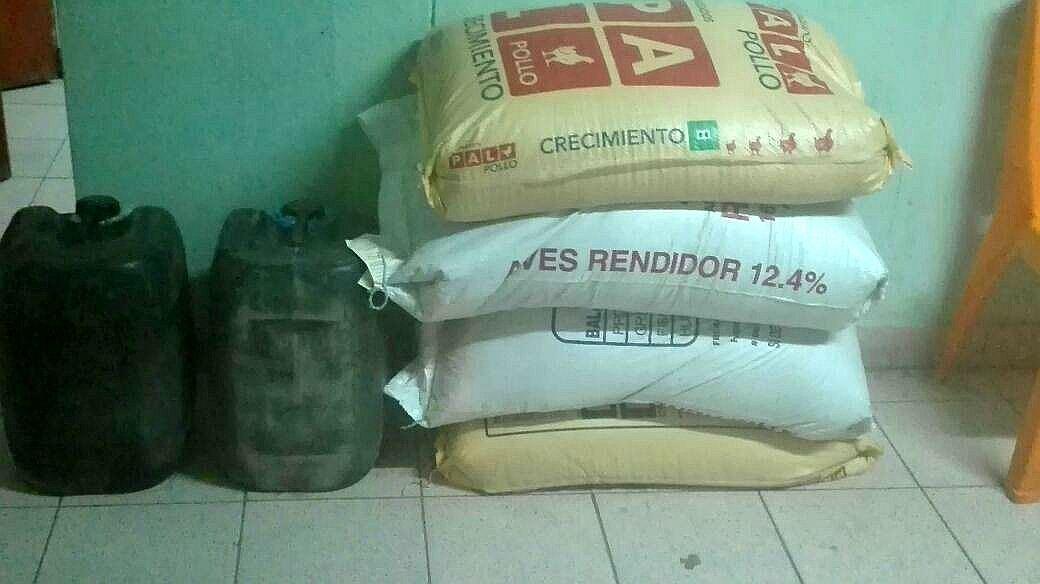 Tumbes: Incautan combustible y alimento para aves de dudosa procedencia