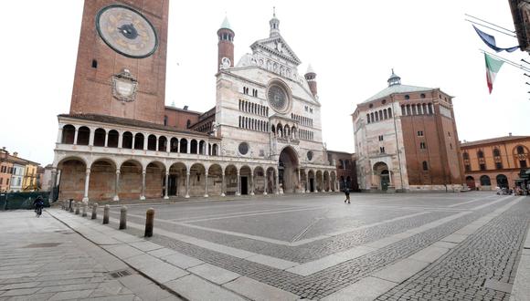 Algunas calles de Italia lucen vacías ante el incremento de los contagios por el COVID-19. (Foto: EFE)