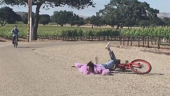 Kendall Jenner se accidenta y Khloe Kardashian comparte el video de la aparatosa caída