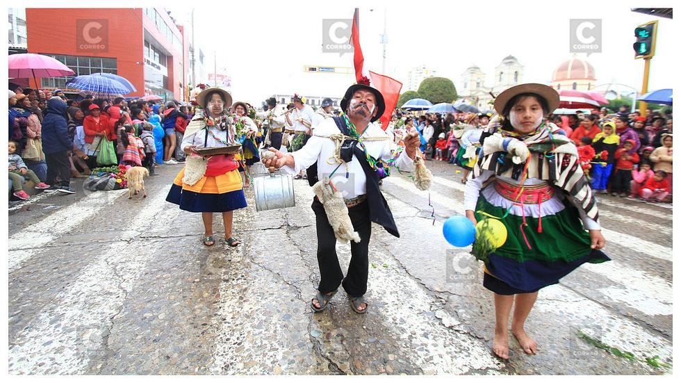 Huancayo celebró a lo grande  el inicio de los carnavales (FOTOS Y VIDEO)