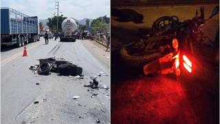 Dos motociclistas mueren en accidentes de tránsito en las provincias de Ica y Nasca  