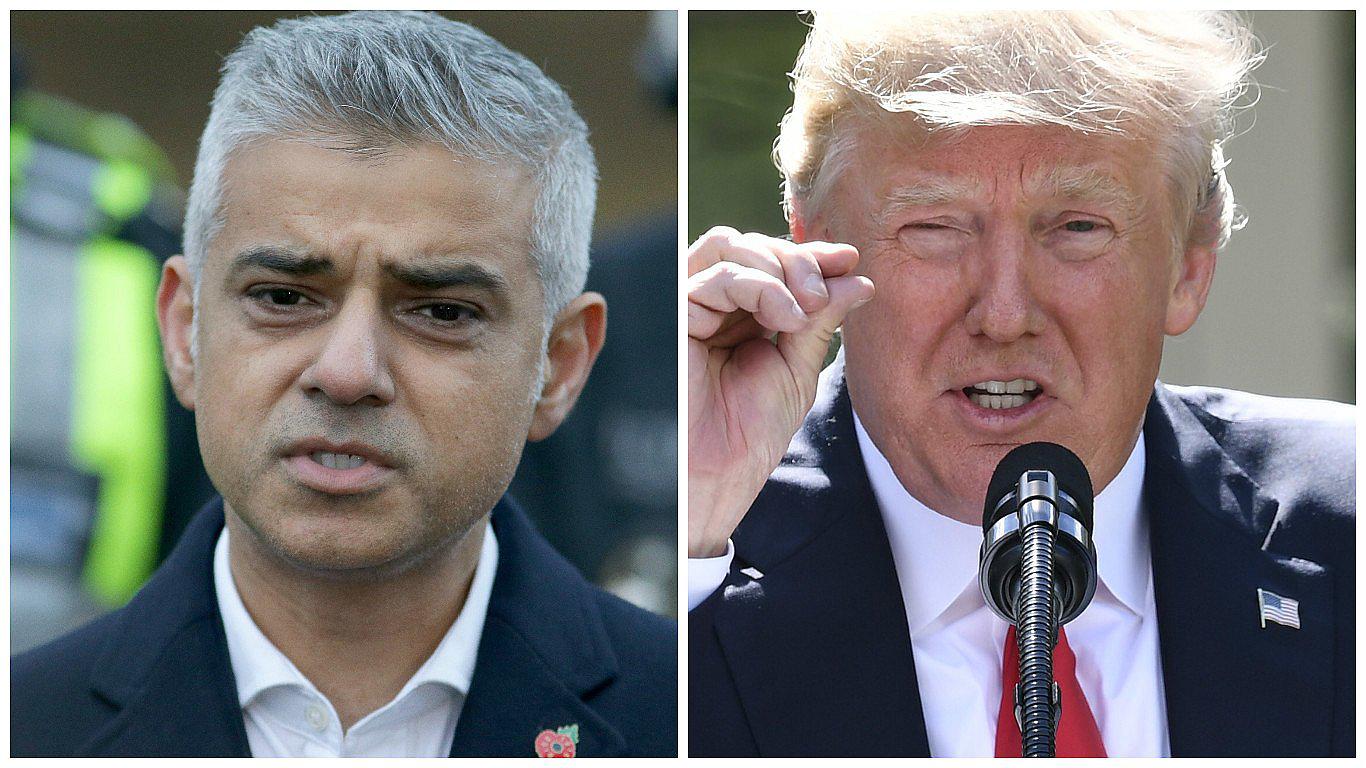Donald Trump causa polémica por críticas a alcalde de Londres tras atentados