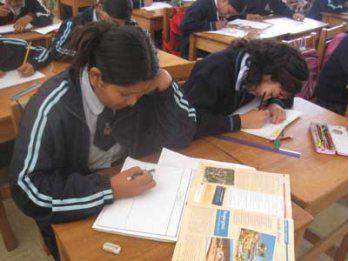 Concurso de dibujo y pintura en I.E.