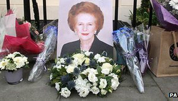 Sepelio de Margaret Thatcher será el 17 de abril